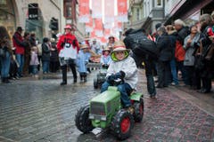 ...schliesslich werden an der Olma auch Traktoren gezeigt. (Bild: Keystone)