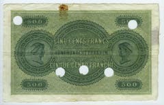Auf der Rückseite sind Ornamente zu sehen. (Bild: Archiv der SNB)