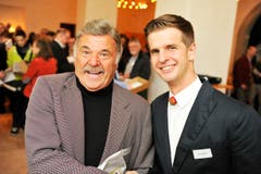 Hausi Leutenegger und Nicolas Senn . (Bild: Donato Caspari)