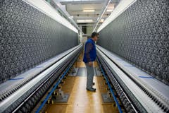 St. Gallen - Forster Rohner Stoffe Textilien Stickereien (Bild: Ralph Ribi)