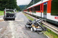 LEVELCROSSING ACCIDENT (Bild: Keystone)