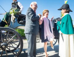 Empfang Grossratspräsidentin Heidi Grau (Bild: Andrea Stalder)