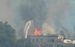 Grossbrand in Horn TG (Bild: Walter Jerg)