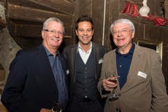 Von links nach rechts: Bernhard Koch, Lukas Studer, Karl Studer. (Bild: Andrea Stalder)