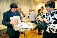 Andruck der neuen Thurgauer Zeitung im Druckzentrum der Tagblatt AG in Winkeln. (Bild: Reto Martin)