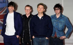 Sympathisch: Wer die britische Rockband Blur bucht, muss ihr vier Postkarten aus der jeweiligen Stadt, in der sie gerade ist, zur Verfügung stellen. (Bild: Keystone)