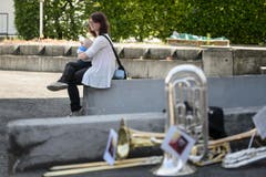 Eine Pause zwischendurch. (Bild: Michel Canonica)
