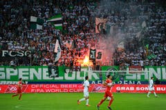 St.Galler Fans. (Bild: Urs Bucher)
