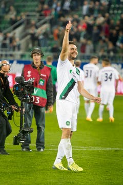 Goran Karanovic bedankt sich bei den Fans. (Bild: Michel Canonica)