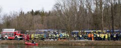 Four dead, 150 injured in southern German train collision (Bild: Keystone)