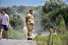 Zahlreiche Besucher kamen ans Panzertreffen nach Bürglen. (Bild: Mario Testa)