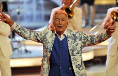 Der deutsche Bandleader James Last 2009 in der Fernsehshow "Willkommen bei Carmen Nebel". (Bild: Keystone)