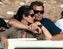 Mit Ehemann Rande Gerber anlässlich des Filmfestivals von Venedig im August 2011. (Bild: Keystone)