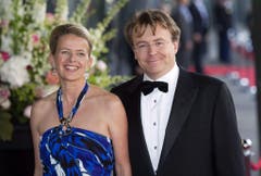 Prinz Johan Friso mit seiner Ehefrau Mabel am 27. Mai 2011 iim Konzertsaal in Amsterdam. (Bild: Keystone)