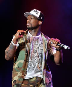 Der Star des Abends: 50 Cent. (Bild: Reto Martin)