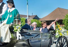 Empfang Grossratspräsidentin Heidi Grau (Bild: Andrea Stalder)