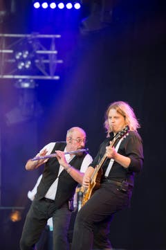 Der Mann mit der Querflöte: Ian Anderson von Jethro Tull. (Bild: Urs Bucher)