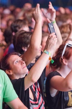 Erinnerungsfoto vom ersten OpenAir-Tag. (Bild: Benjamin Manser)