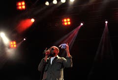 Yasiin Bey aka Mos Def voll präsent auf der Open Air-Bühne. (Bild: Reto Martin)