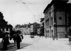 Das alter Theater im Ursprungszustand. (Bild: Stadtarchiv Ortsbürgergemeinde St.Gallen)