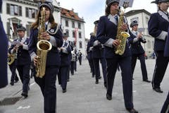 Impressionen vom Eidgenössischen Blasmusikfest St. Gallen (Bild: Ralph Ribi)