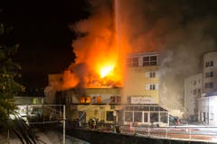 SCHWEIZ AROSA BRAND HOTEL (Bild: Keystone)