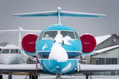 WEF-Hochbetrieb auf dem Flugplatz Altenrhein: Medienrundgang (Bild: Michel Canonica)