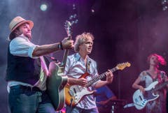 Die Schweizer Band rockte die Bühne in Arbon. (Bild: Reto Martin)