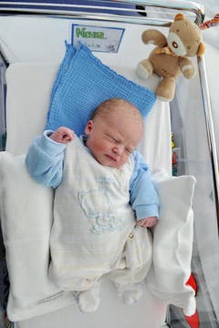Michael, 16.10.10, 3420 g (Klinik Stephanshorn) (Bild: Ralph Ribi)