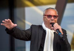 Entertainer Kurt Oberländer unterhielt die Gäste. (Bild: Reto Martin)