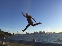 Auf dem Sprung in San Francisco... (Bild: pd)