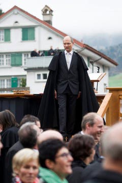 Der neu gewählte Landammann Daniel Fässler. (Bild: Keystone)
