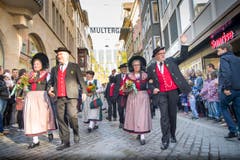St. Gallen - Umzug Olma Olmaumzug durch die Stadt (Bild: Ralph Ribi)