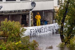 Der Supersturm wird im Volksmund in Anlehnung an Frankenstein auch "Frankenstorm" genannt. (Bild: Keystone)