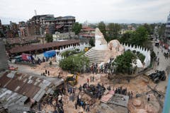 Powerful earthquake hits Nepal (Bild: Keystone)