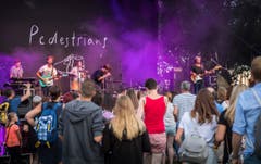 Romanshorn TG - Sommernachtsfest im Hafen von Romanshorn. Konzert Pedestrians. (Bild: Andrea Stalder)