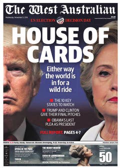 Die australische Zeitung "The West Australian". (Bild: Printscreen)