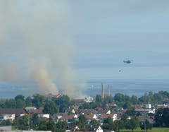 Grossbrand in Horn TG (Bild: Walter Jerg)