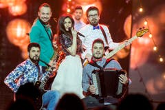 Auch die Band Timebelle trat an - sie schaffte die Qualifikation für Wien aber ebenfalls nicht. (Bild: Keystone)