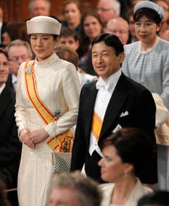 Der japanische Kronprinz Naruhito und Kronprinzessin Masako. (Bild: Keystone)