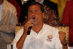 Rafael Correa hat für Ecuador eine dreitägige Staatstrauer angeordnet. (Bild: Keystone)