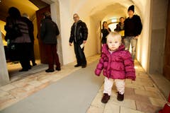 Auch kleine Gäste waren mit Interesse dabei. (Bild: Donato Caspari)