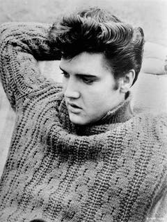Elvis von seiner entspannten Seite (1958). (Bild: Keystone)