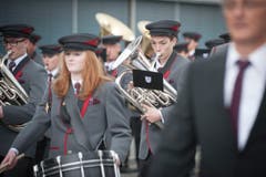 Die Musikgesellschaft Kriessern. (Bild: Benjamin Manser)