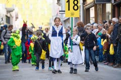 St. Gallen - Umzug Olma Olmaumzug durch die Stadt (Bild: Ralph Ribi)
