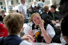 Impressionen vom Eidgenössischen Blasmusikfest St. Gallen (Bild: Ralph Ribi)