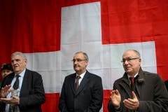 SUISSE RECEPTION GUY PARMELIN (Bild: Keystone)