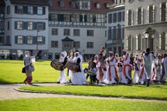 Interreligiöse Feier zum eidgenössischen Bettag, Klosterplatz, St. Gallen (Bild: Peter Käser)
