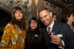 Von links nach rechts: Nina van Rooijen, Tanja Kummer, Jeroen van Rooijen. (Bild: Andrea Stalder)