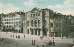 Das Theater nach der Sanierung und Erweiterung um 1920. (Bild: Sammlung Reto Voneschen)